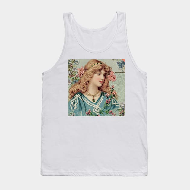 Victorian woman classic painting vintage Tank Top by SpaceWiz95